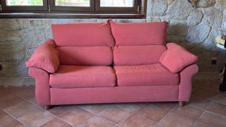 Sofá Cama naranja Tela
