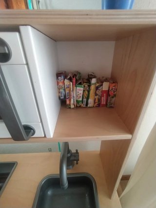 Cocina infantil de madera