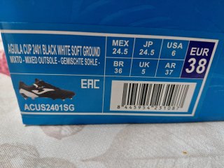 Botas fútbol tacos aluminio AGUILA CUP 2401