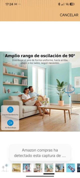 Ventilador de pie blanco. Nuevo nunca usado.