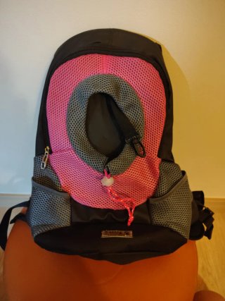 Mochila portamascotas perro pequeño