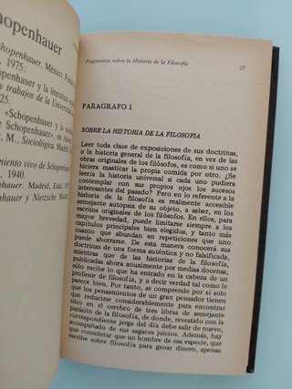 Fragmentos sobre la historia de la filosofía