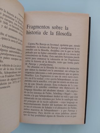 Fragmentos sobre la historia de la filosofía