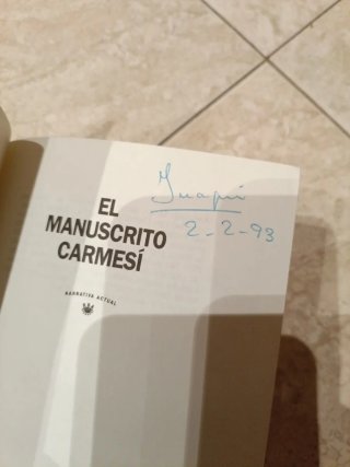 Libro - El Manuscrito Carmesí