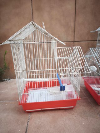 Pack 2 Jaulas Pájaros Canarios Periquitos