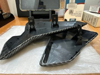 Protectores Radiador Fibra Carbono Triumph