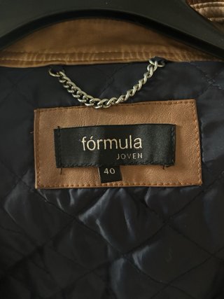Chaqueta de cuero marrón Talla XL