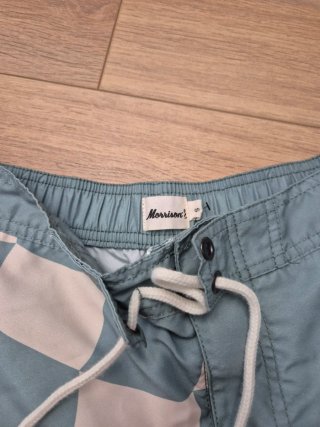 Bañador Morrisons Talla S Cuadros Azul/Beige
