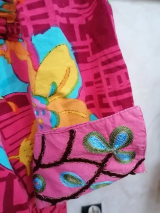 Vestido o camisa larga floral Talla L