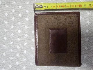 Cartera de piel para hombre