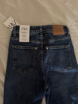 Pantalón vaquero denim flare fit azul