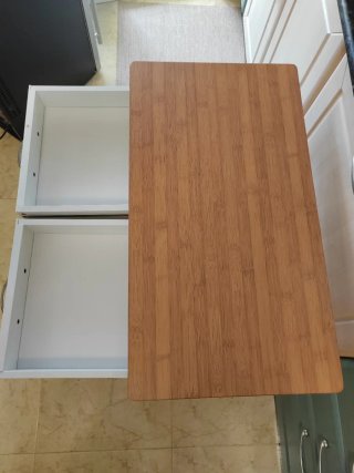 Mueble de cocina auxiliar con ruedas