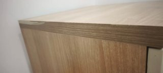 Conjunto de mueble modular con 3 cajones.