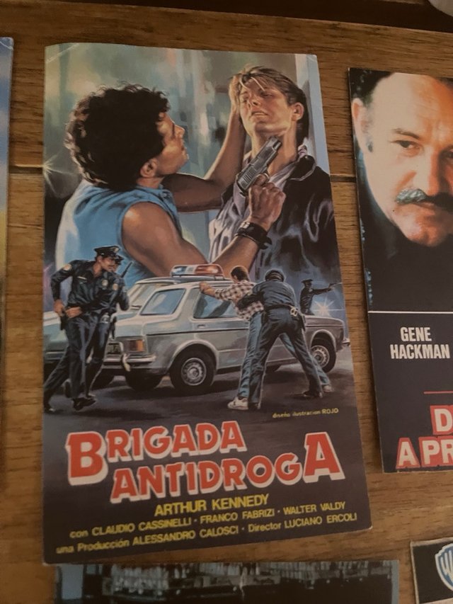 Lote 12 Carátulas VHS Videoclub Años 80