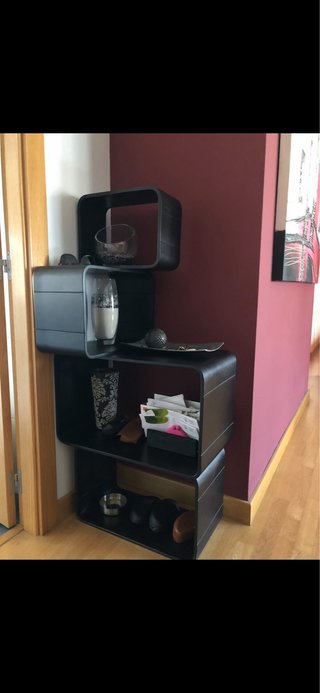 Set de cubos negros apilables