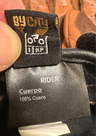 Guantes Moto Cuero BYCITY Talla S