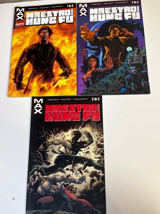 lote maestro kung fu marvel comics