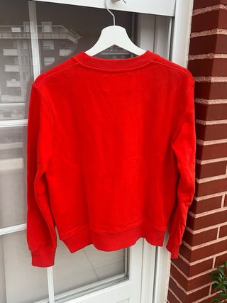 Sudadera Calvin Klein Roja Logo CK