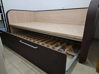 Cama nido con dos colchones
