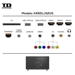 TD Systems 45 4K Smart TV Android