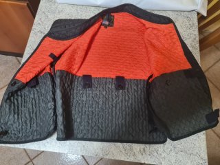 Gilet Vanson Streamliner Nero Arancione taglia 48