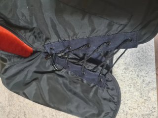 Gilet Vanson Streamliner Nero Arancione taglia 48