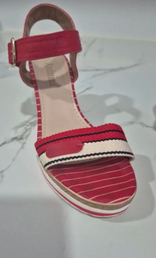 Sandalias Rojas Talla 37