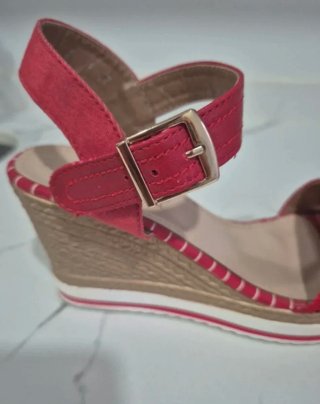 Sandalias Rojas Talla 37