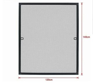Mosquitera para ventana con marco de aluminio