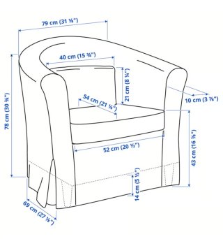 Sillón Tullsta Ikea Beige