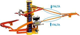 Hot Wheels Pista Vertical Power Tower Wall Tracks