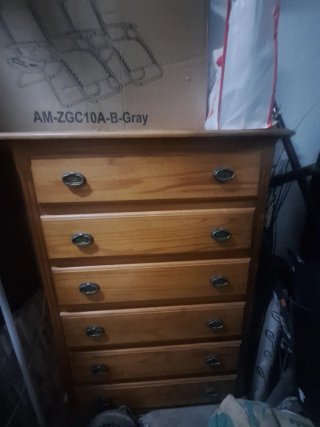 Cómoda Provenzal 6 Cajones Madera