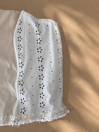 Corsetto Vintage D.Martina beige nero con pizzo