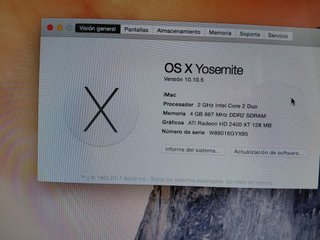 iMac Apple Plata