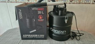 Aspirador Cenizas Calientes WORGRIP 20L 1200W