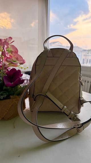 Mochila Guess Beige Rosa