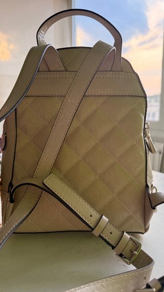 Mochila Guess Beige Rosa
