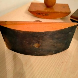 4 tamponi assorbenti in legno vintage