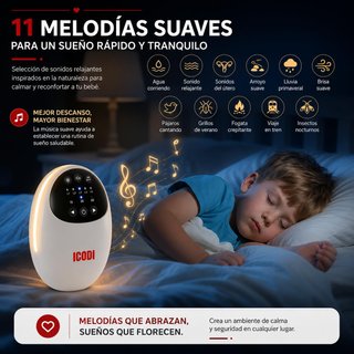 Mecedora Bebe Eléctrica BT,Luz LED, Ruido blanco..