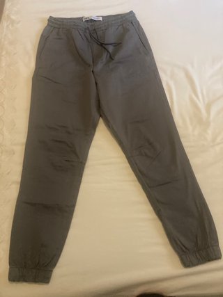 Pantalón Zara Chino Talla S Gris
