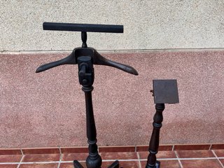 Percheros vintage coleccionista madera