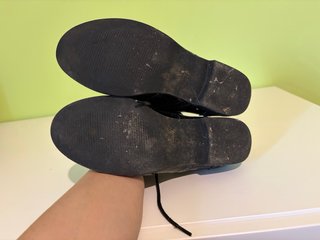 Zapatos negros charol