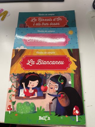 Lote 3 Cuentos Infantiles Clásicos (Catalán)