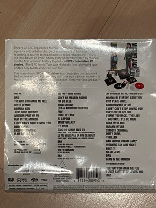 Caja Coleccionista Bad 25 Aniversario 3CD + 1DVD