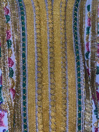 Kaftan marroquí bordado azul celeste
