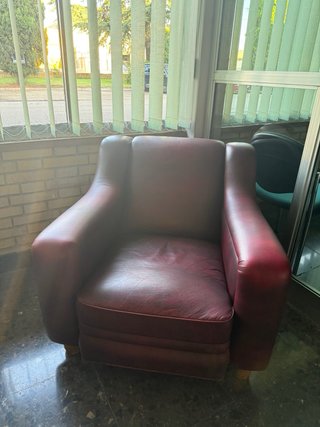 Sofá 4 plazas y 2 sillones de piel
