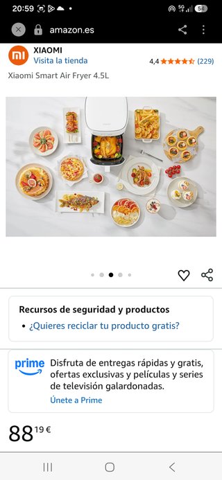 Freidora de aire Xiaomi Smart 4.5L