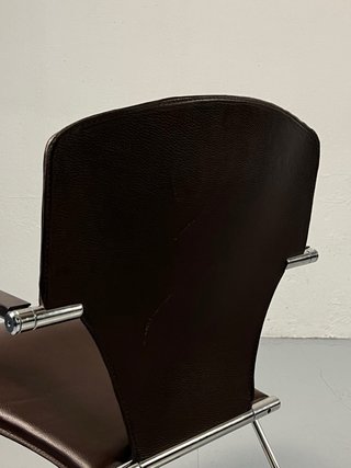4 Sillas Egoa Stua Piel Marrón