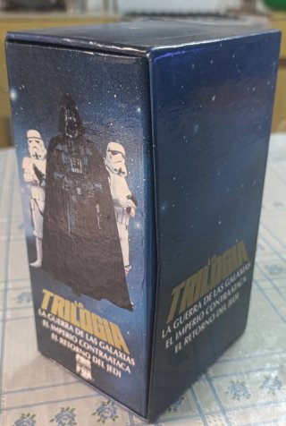 Trilogía original Star Wars en VHS