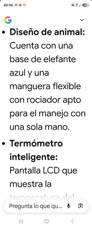 Manguera ducha bebé elefante